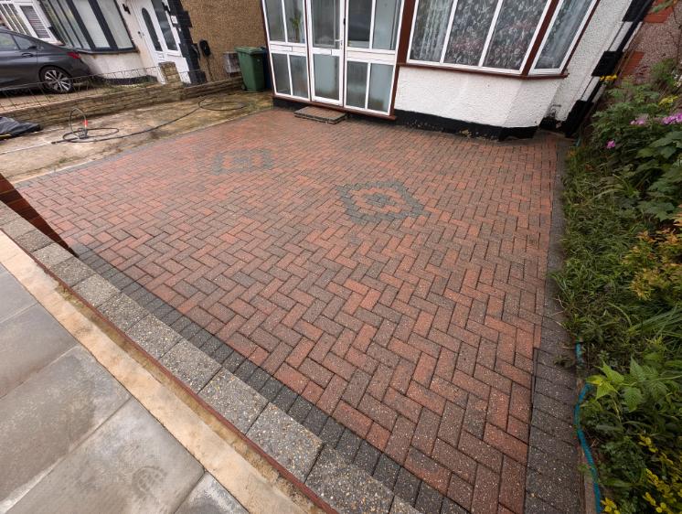 After cleaning - driveway
