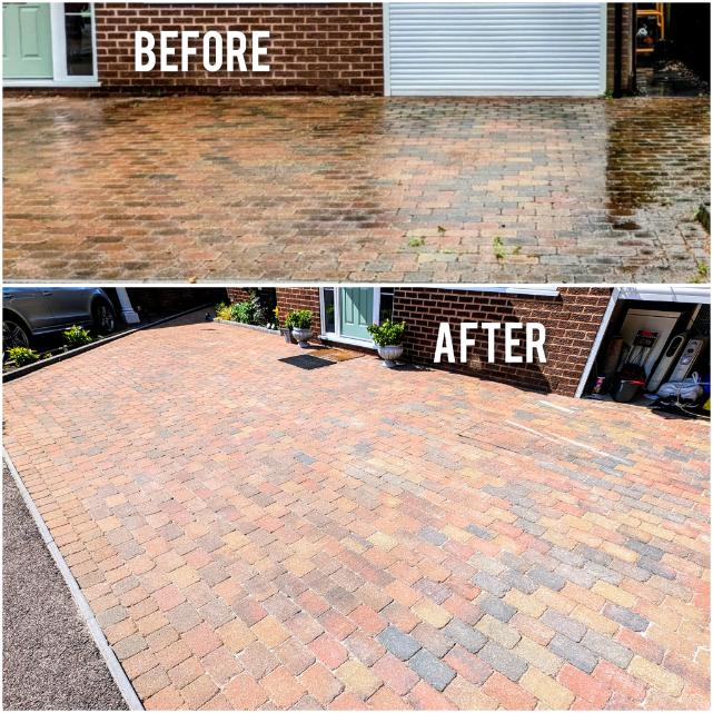 Exterior cleaning project