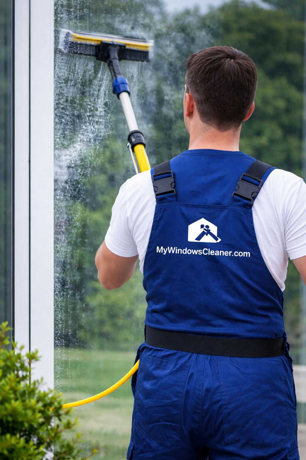 Pressure washing results